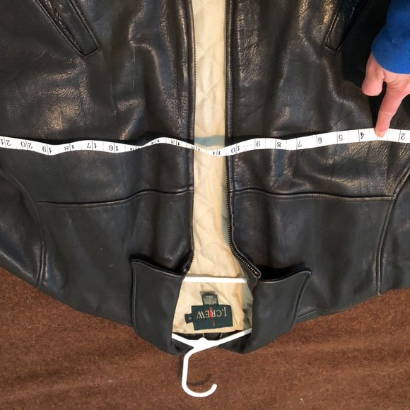 J Crew Quilted Full Grain Leather Jacket Size Small - Picture 12 of 12